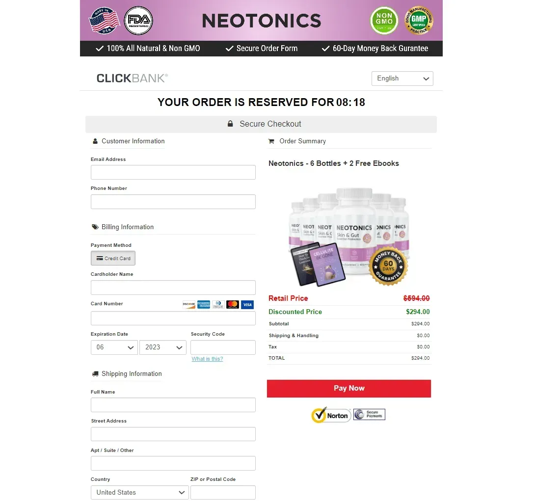 neotonics official website